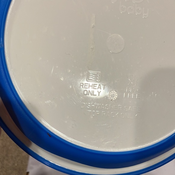 PAW PATROL Mealtime Set PLATE & BOWL Blue Plastic Playtex - Picture 3 of 6